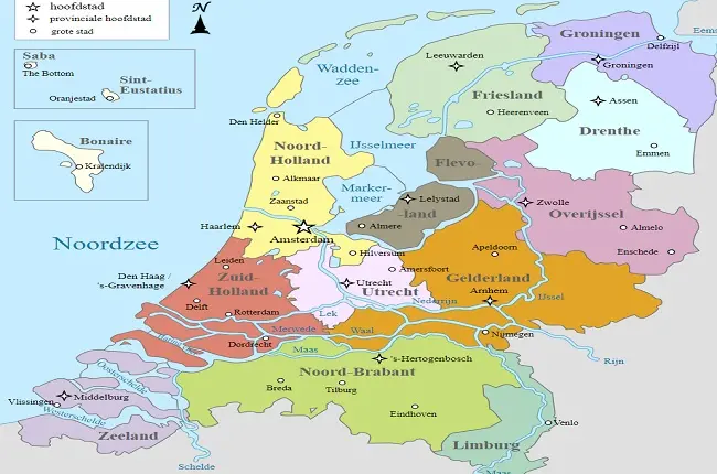 عدد بلديات هولندا